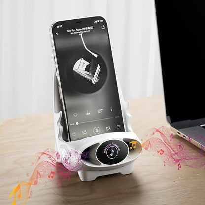 Compact Phone Stand with Fast Charging and Ergonomic Design