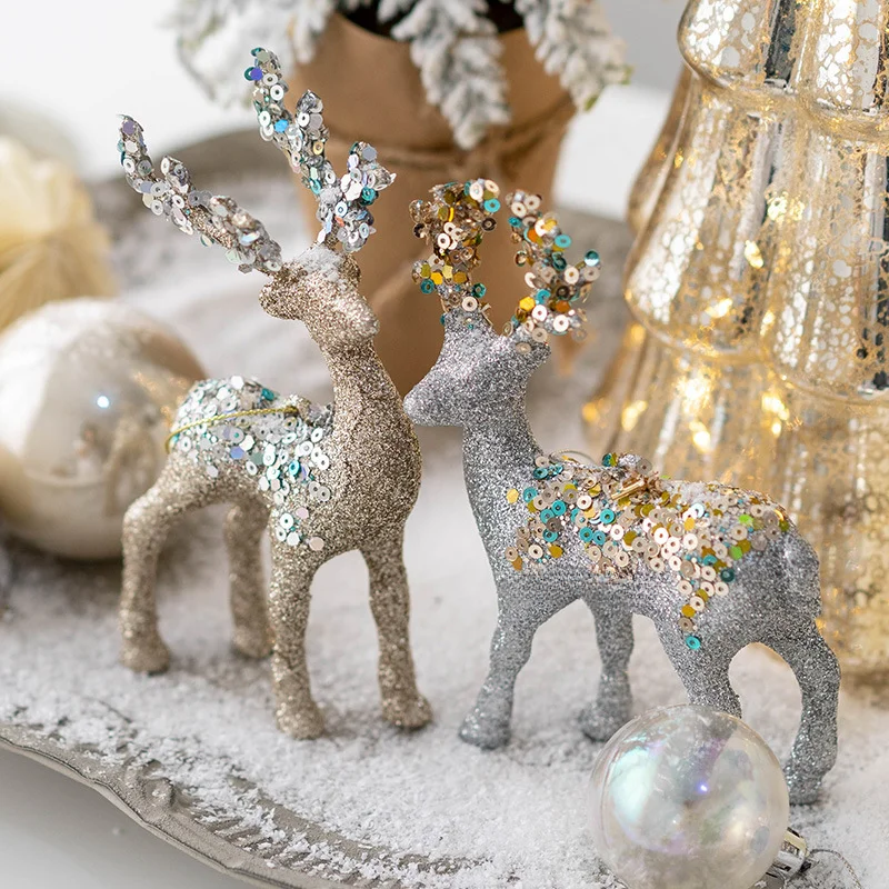 Shimmering Reindeer Christmas Ornament