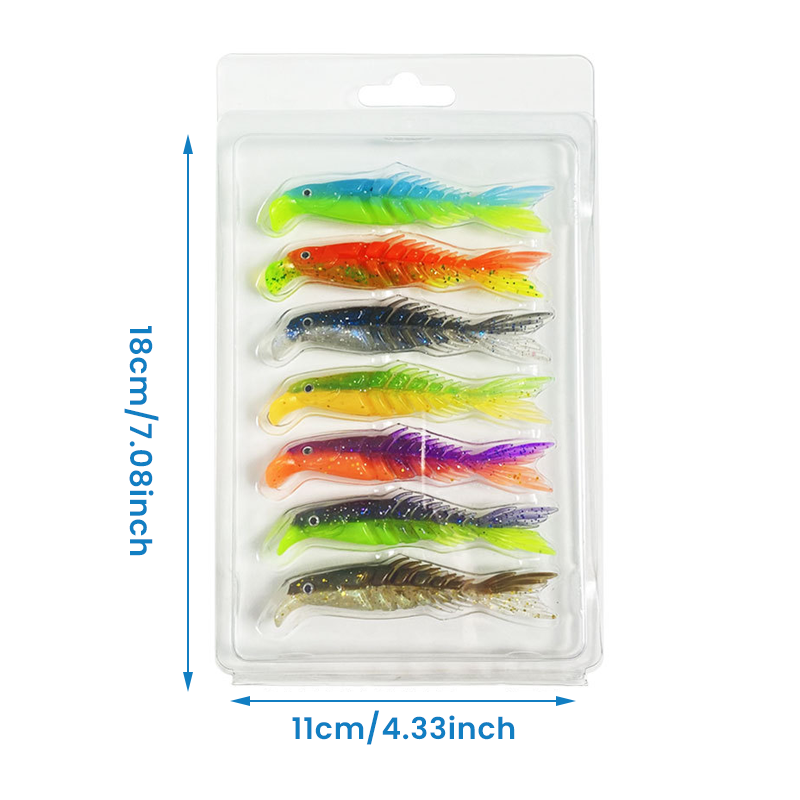 Flexible Segmented Rubber Fishing Lure