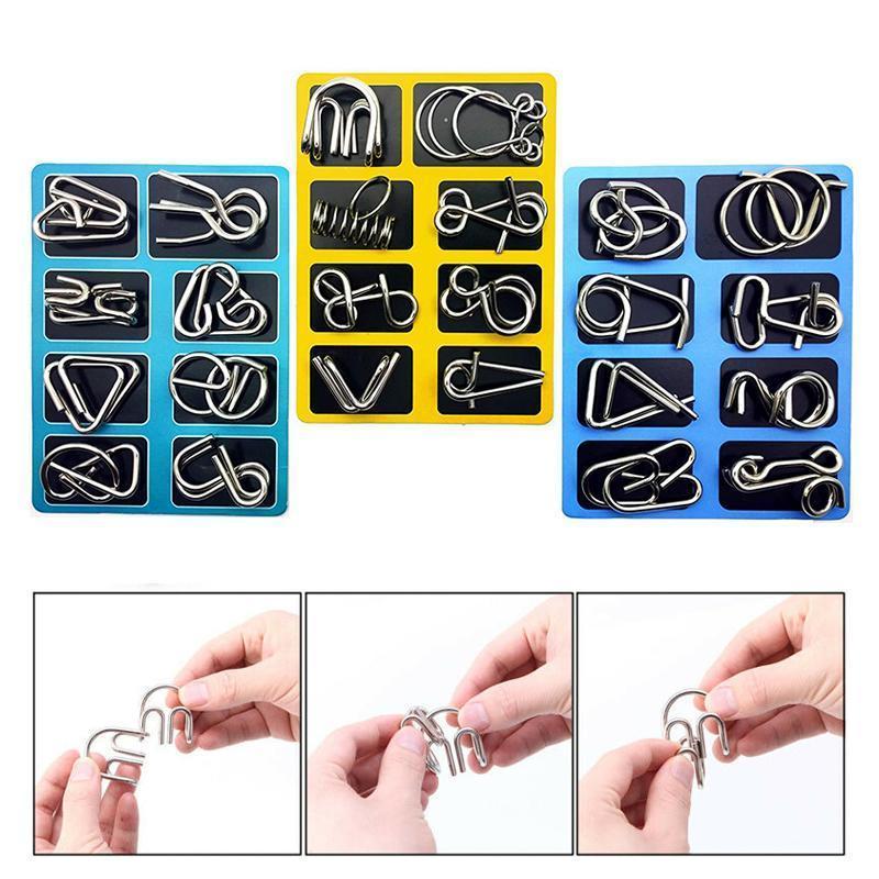 Silver Brain Teaser Ring