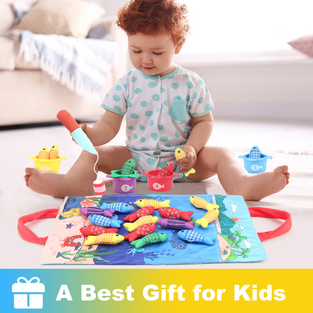 Soft Interactive Fishing Toy Set
