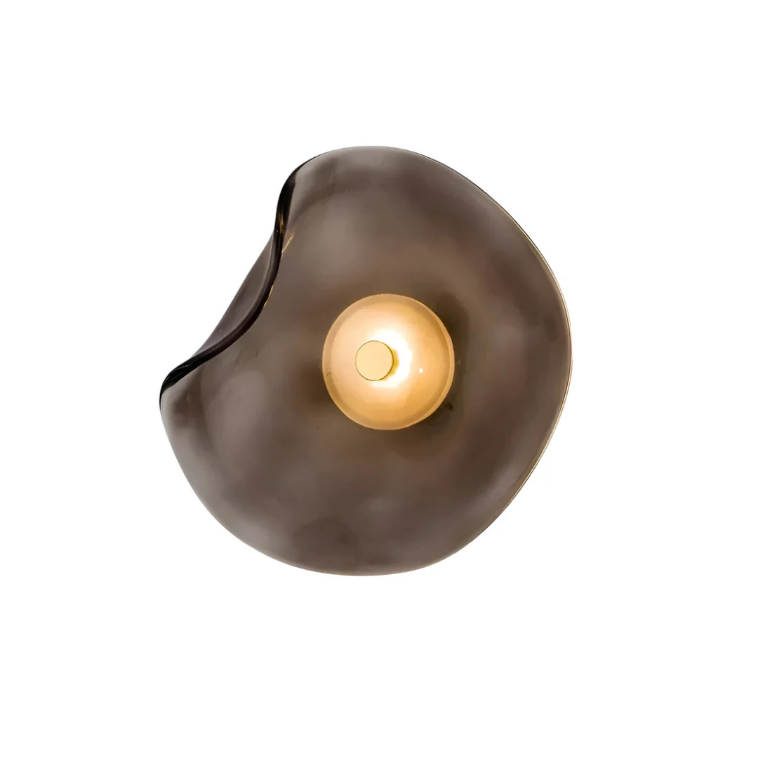 Round Glass Mounted Lamp - Fesara