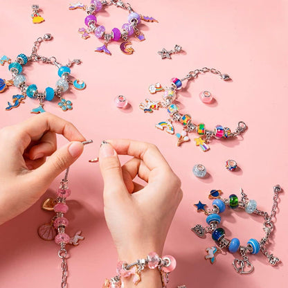 Colorful Kids Beaded Jewelry Set