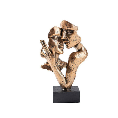 Modern Love Figurine Decorative Couple Statue