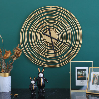 Classic Luxury Gold Wall Clock