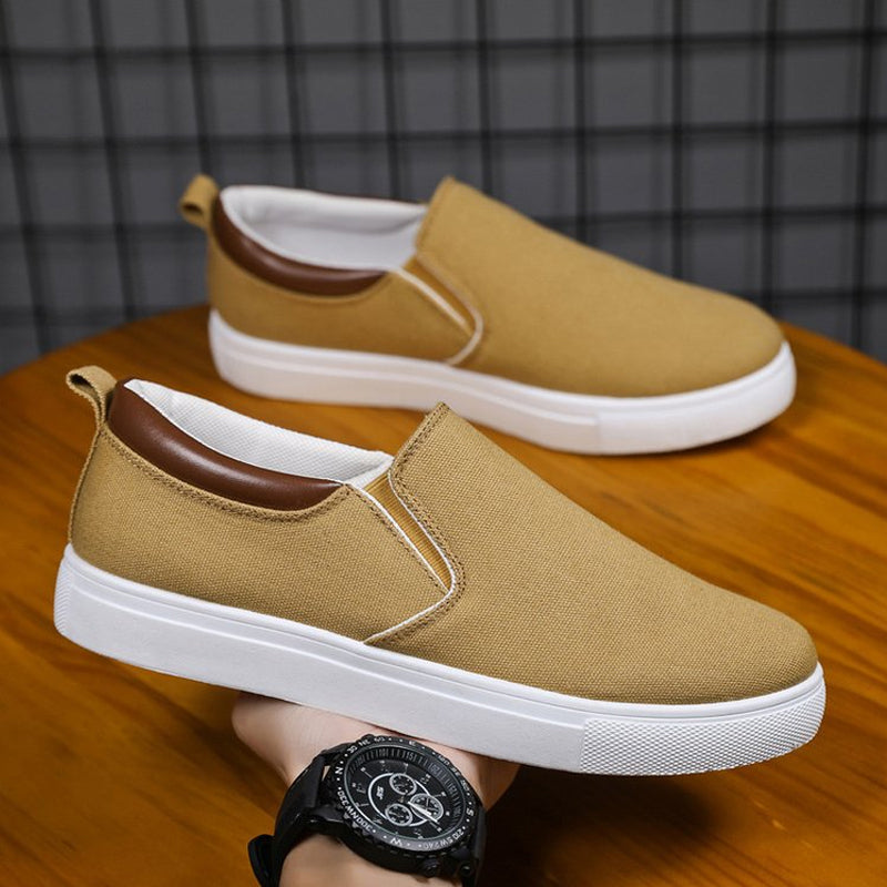 Casual Canvas Mens Slip On Shoes