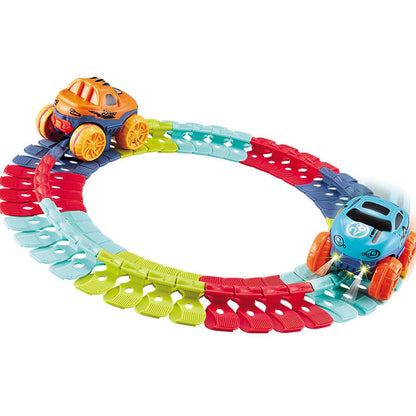 Fun Glow Dark Racing Track Set for Kids