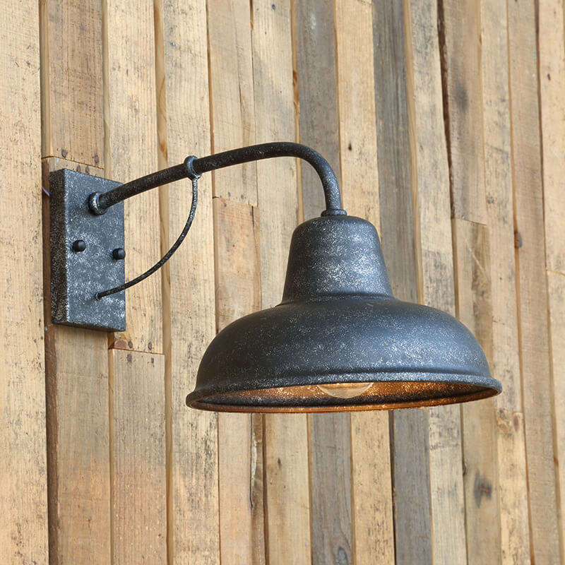 Vintage Metal Exterior Wall Lantern