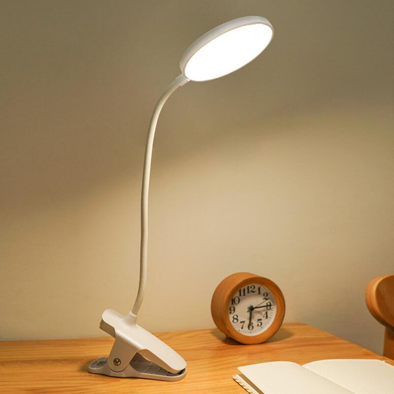 Compact Portable LED Desk Lamp with USB Rechargeable Nightlight