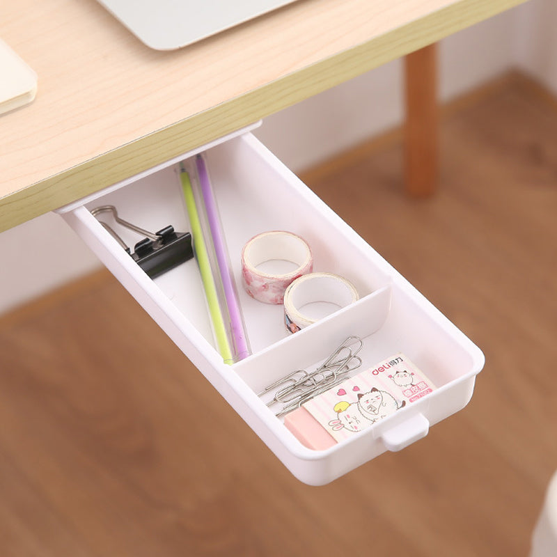 Space Saving Under Desk Storage Drawer