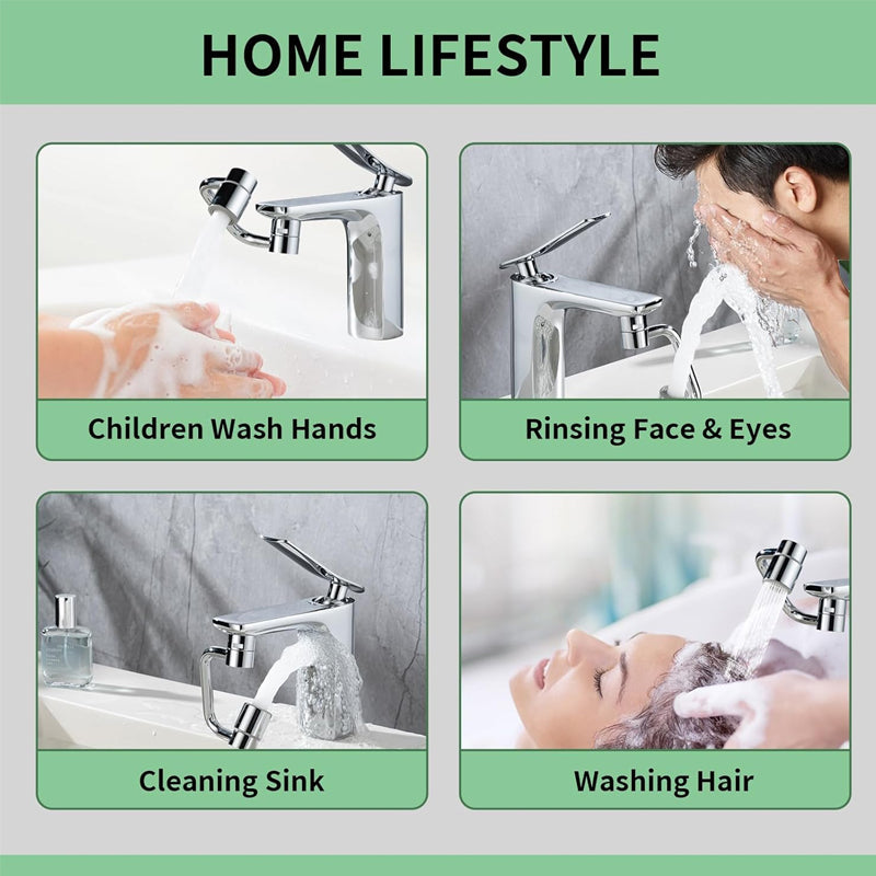 Adjustable Faucet Spray Nozzle Extender