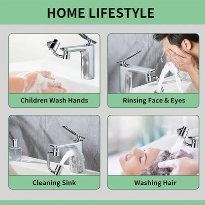 Adjustable Faucet Spray Nozzle Extender