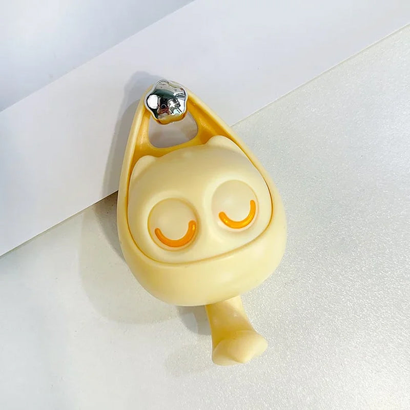 Adorable Smiling Cat Wall Hooks