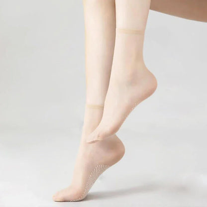 Fesara | Thin, Grip Crystal Soft Socks