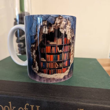 Colorful 3D Book Mug