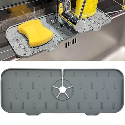 Waterproof Faucet Drip Tray Silicone Sink Catcher