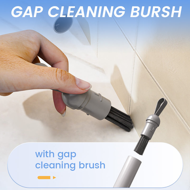 Compact Spin Mop with Extendable Crevice Tool