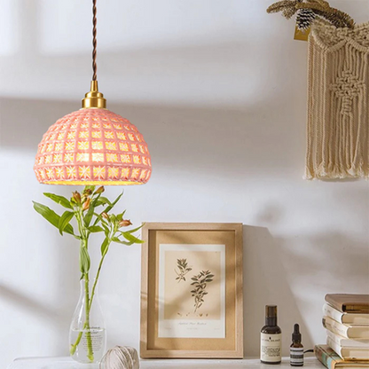 Simple White Ceramic Pendant Light