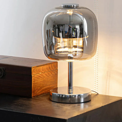 Elegant Opal Glass Desk Lamp