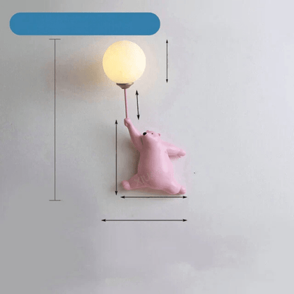 Colorful Kids Night Lamp with 3D Moon Shape