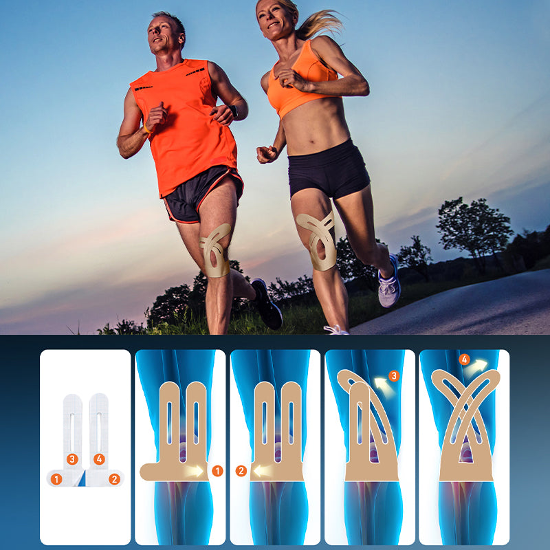 Easy Fit Knee Support Tape Strips