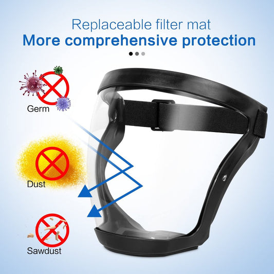 Fesara | Clear Vision Full Face Protection Mask - Fesara