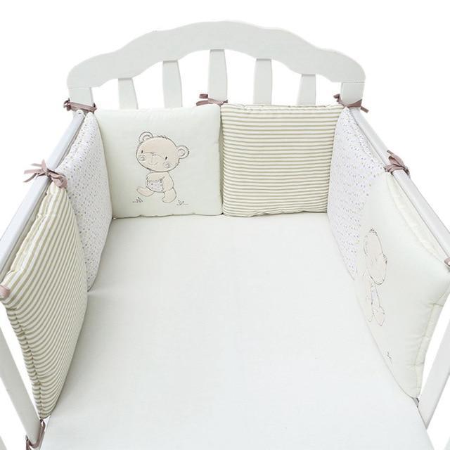 Soft Baby Crib Bumper Pad Set