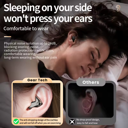 Comfortable Wireless Sleep Earbuds for Side Sleepers