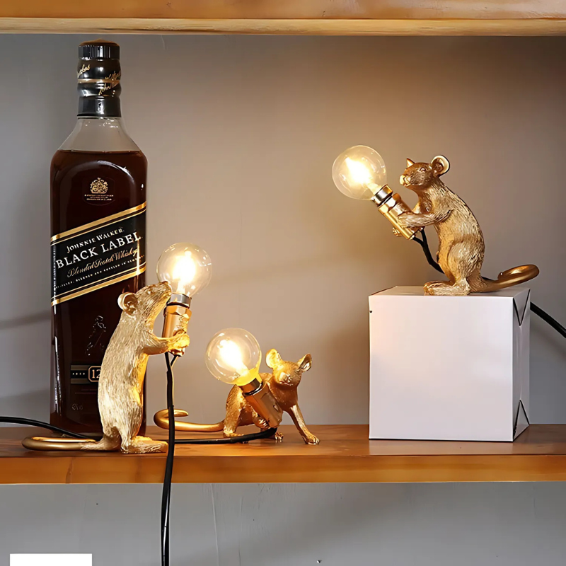 Fun Cartoon Mouse Desk Lamp