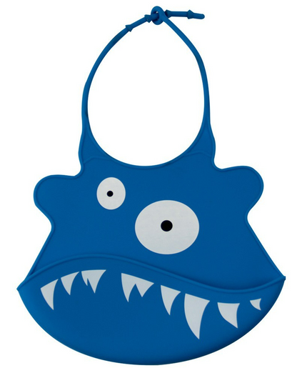 Soft Silicone Baby Bib with Spill Tray - Waterproof & Adjustable - Fesara