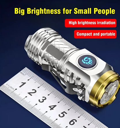 Compact Triple LED Mini Power Flashlight