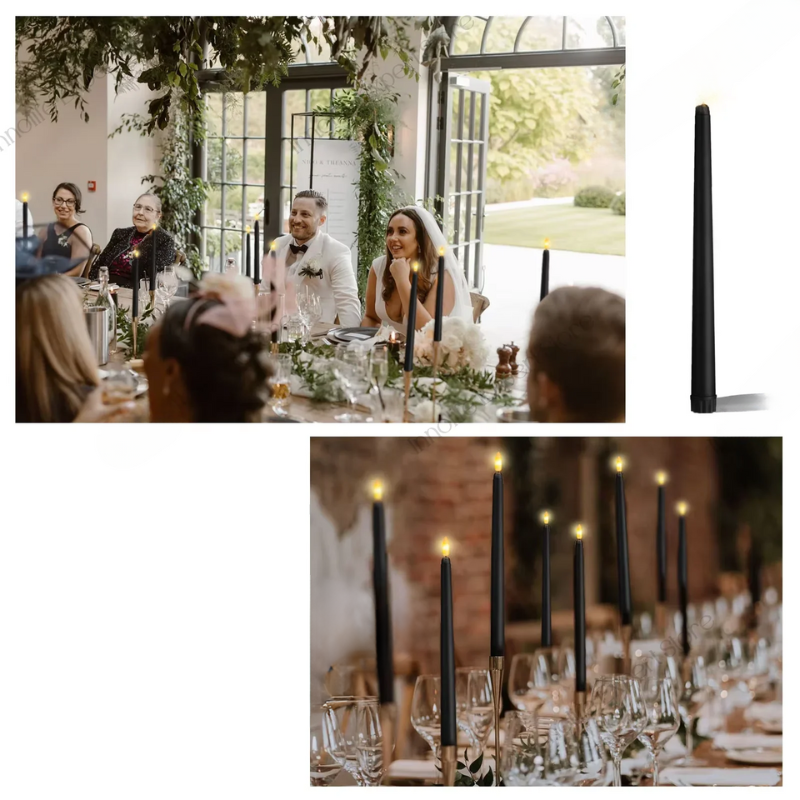 Dark LED Flicker Candles for Decor and Party