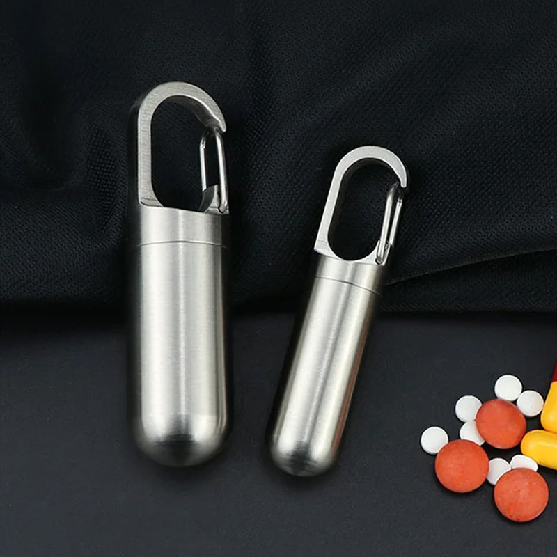 Travel Medication Case Stainless Steel Box