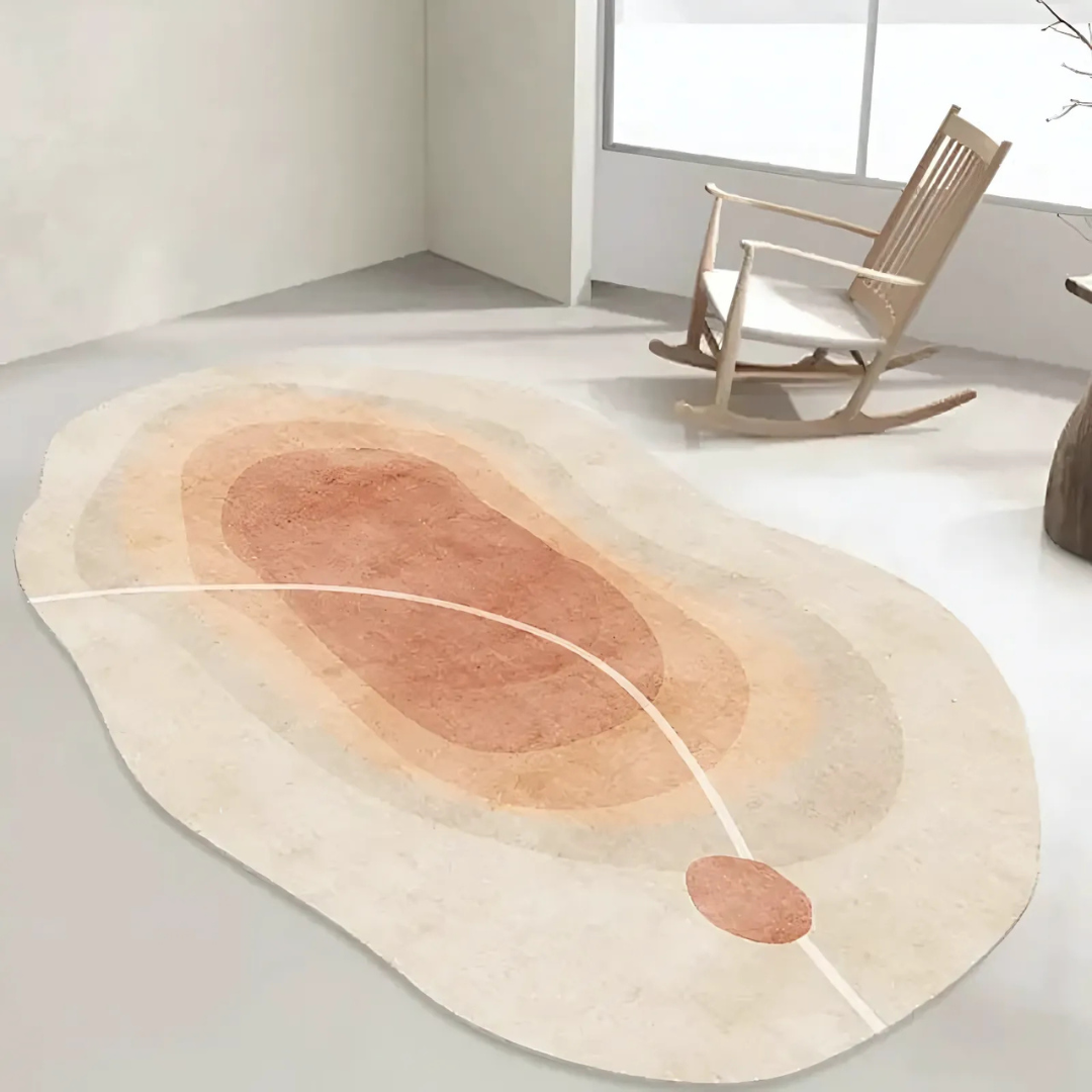 Plush Shaggy Area Rug – Contemporary Home Floor Mat