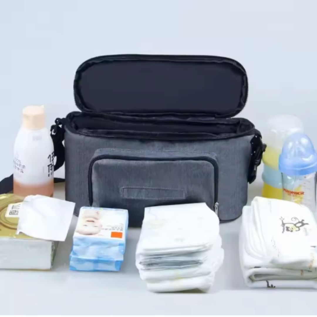Practical Baby Stroller Bag with Thermal Pocket