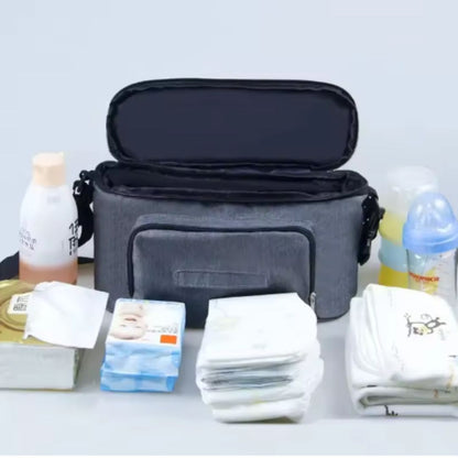 Practical Baby Stroller Bag with Thermal Pocket