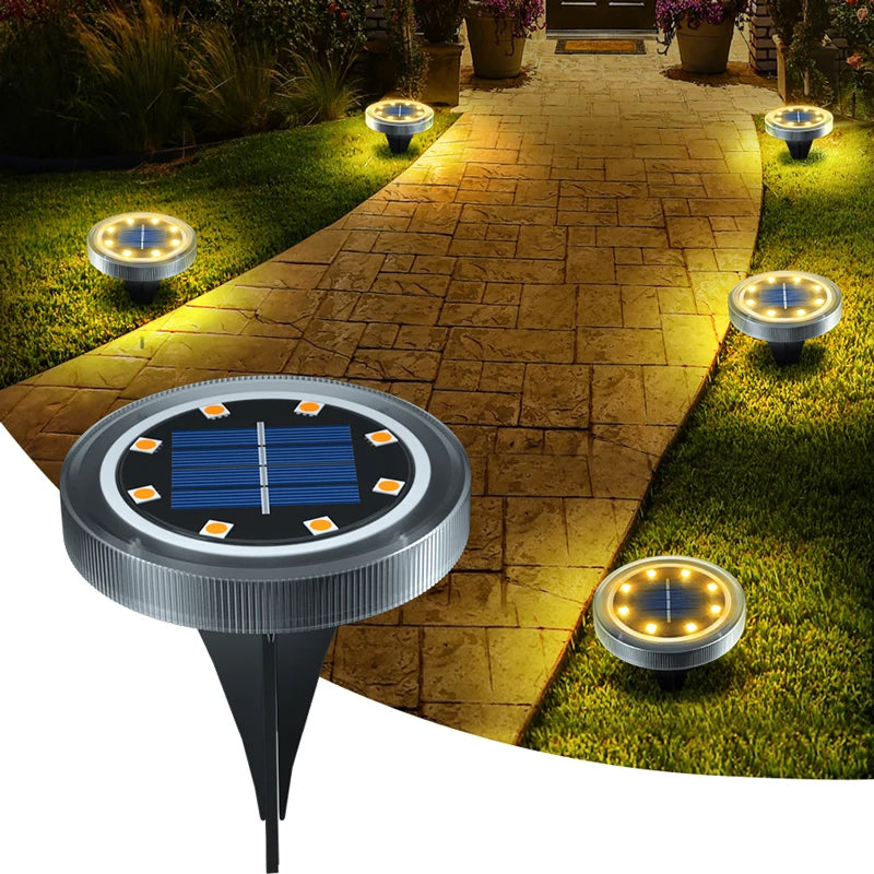 Energy Saving Outdoor Solar Powered LED Lights - Fesara
