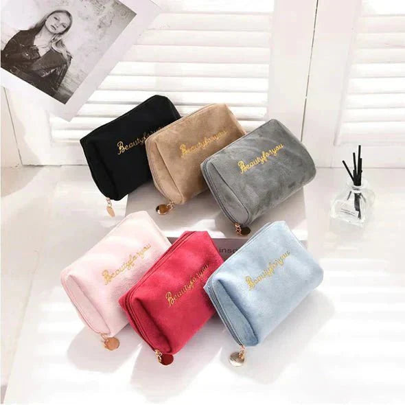 Luxurious Soft Makeup Pouch