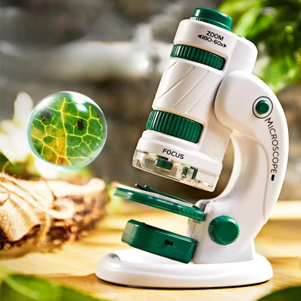 Compact LED Microscope for Kids Science Kit - Fesara