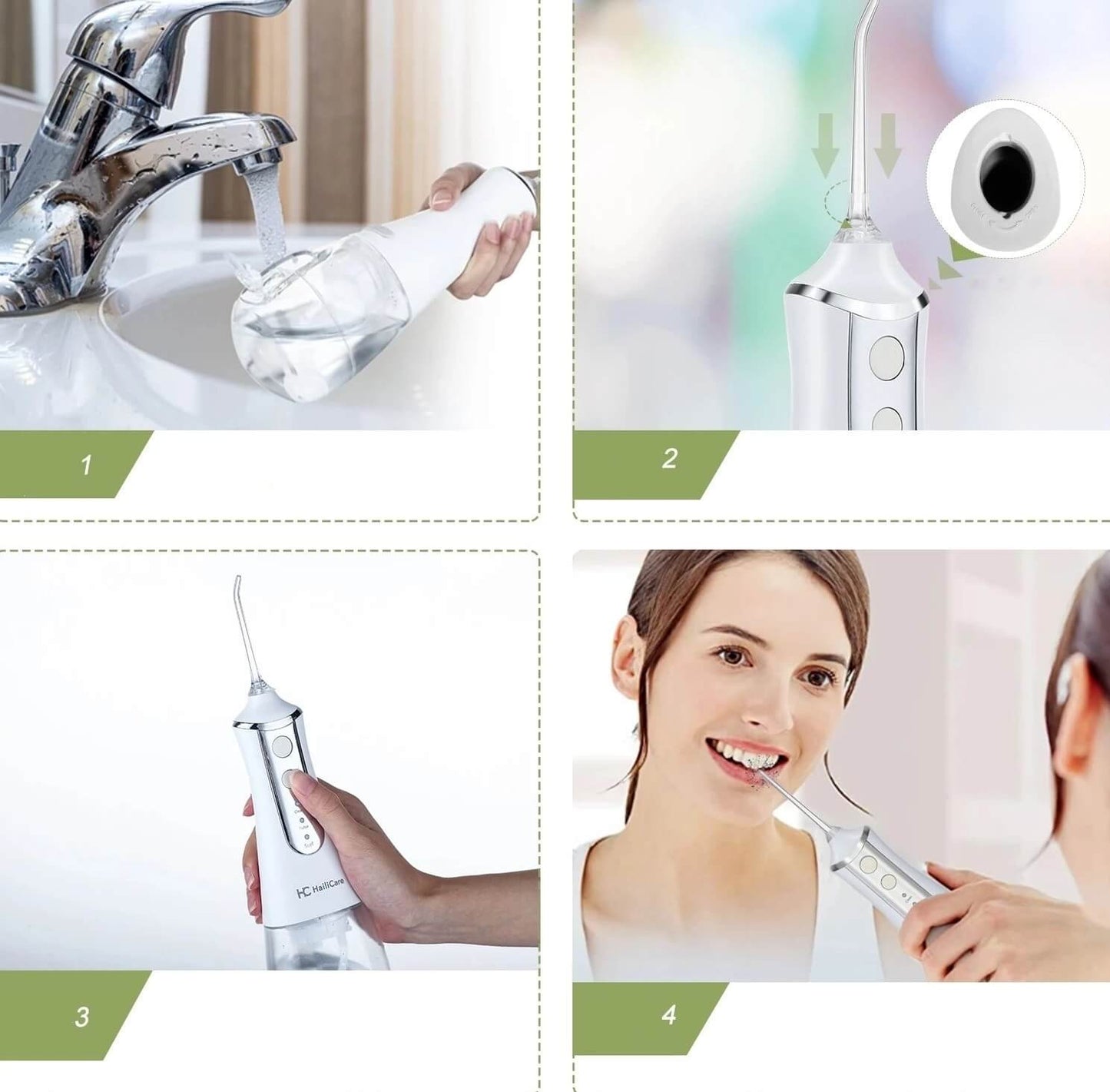 Compact Rechargeable Oral Water Flosser