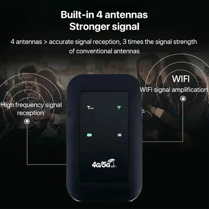 Compact WiFi Signal Booster for Strong Internet Everywhere