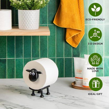 Farmhouse Style Wooden Toilet Paper Holder