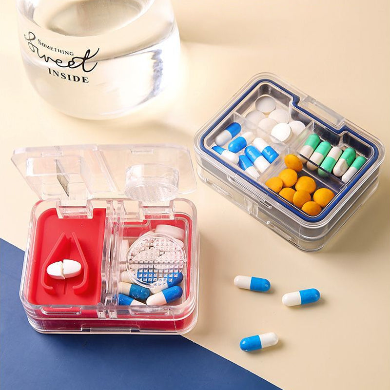Travel Compact Pill Container
