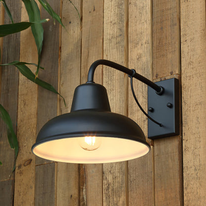 Vintage Metal Exterior Wall Lantern - Fesara