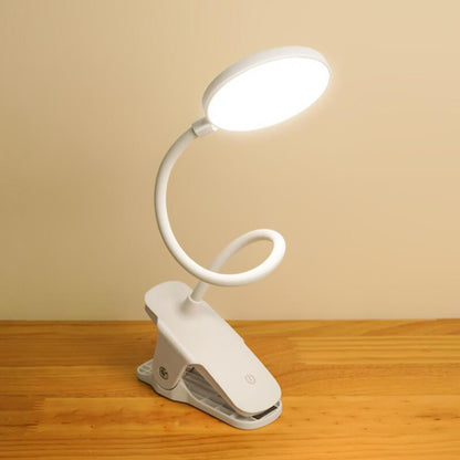 Compact Portable LED Desk Lamp with USB Rechargeable Nightlight