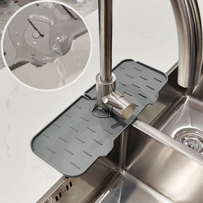 Waterproof Faucet Drip Tray Silicone Sink Catcher