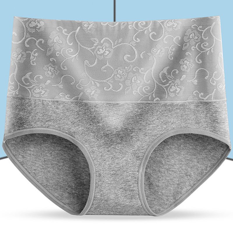Comfortable High Waist Women's Cotton Briefs
