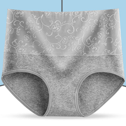 Comfortable High Waist Women's Cotton Briefs