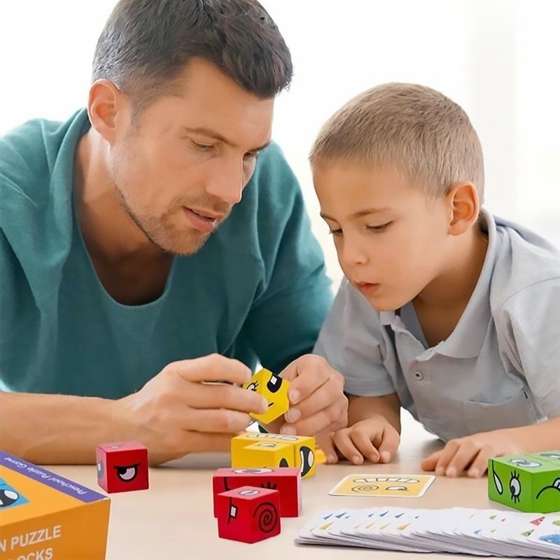 Colorful Interlocking Building Blocks - Fesara