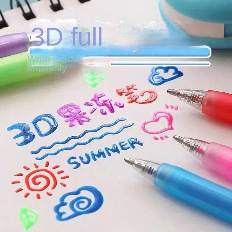 Vibrant Gel Pen Set for Artistic Designs